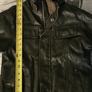 Hawke&Co. 1958 Adventure Legends Distressed Bomber Jacket w/ Brown Lined Size #7